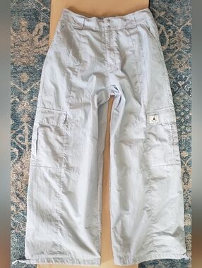 Air Jordan Light Green High Rise Wide Leg Pants Sz L